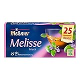Meßmer Melissen-Mischung | 25 | Teebeutel | Vegan | Glutenfrei | Laktosefrei