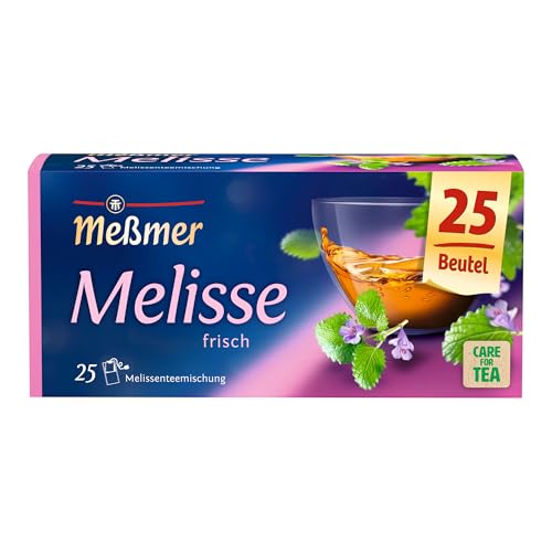 Meßmer Melissen-Mischung | 25 | Teebeutel | Vegan | Glutenfrei | Laktosefrei