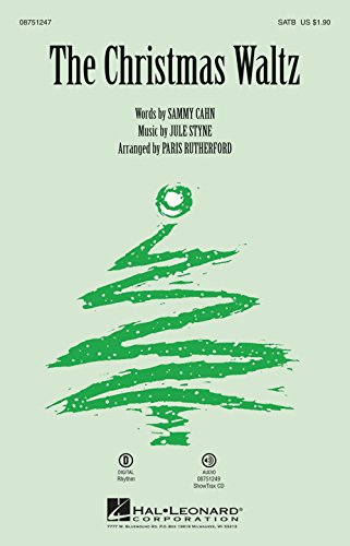 The Christmas Waltz SATB Choral Score Partition Chant Chœur Noël