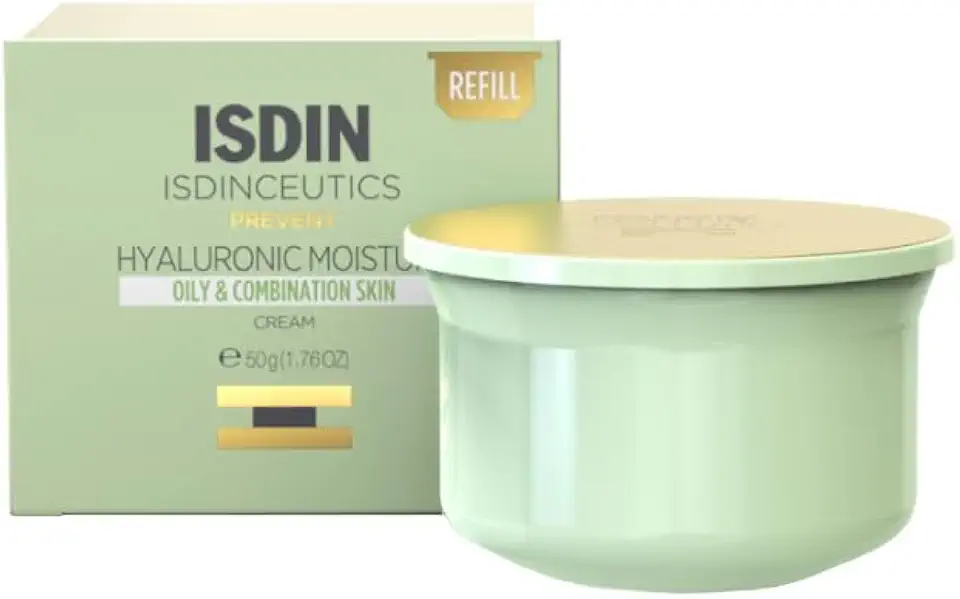 ISDIN Refil Creme Anti-Idade para Pele Oleosa Isdinceutics Hyaluronic Moisture Oily Skin - 50g