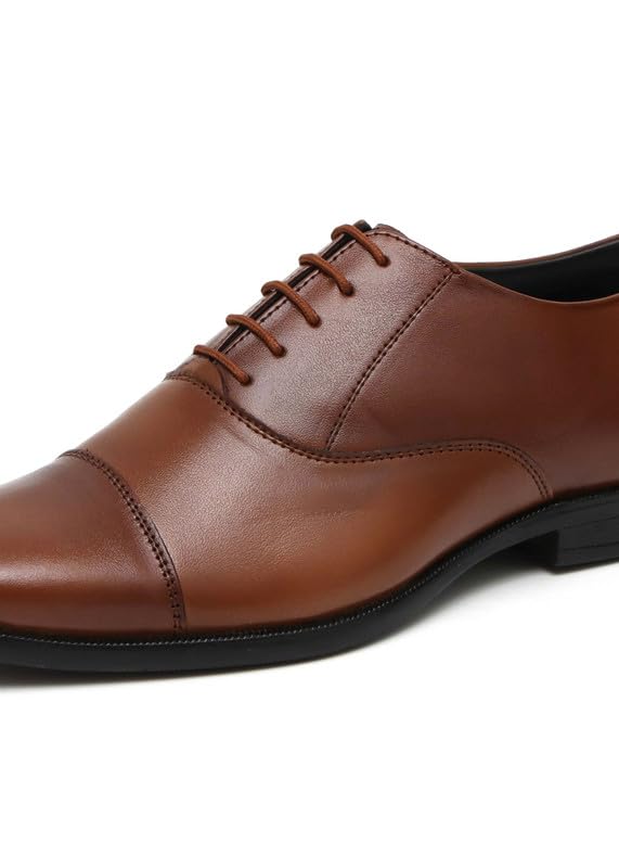 Image of Men's Genuine Leather Lace Up Oxford Formal Shoes