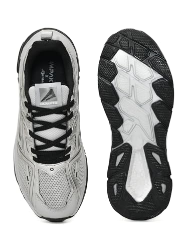 Image of Impakto Men's Sneaker | Lightweight & Breathable Mesh Casual Shoes | Non-Slip Rubber Outsole for Frim Grip | Padded Insole for Comfort | Walking, Gym & Training Trainers