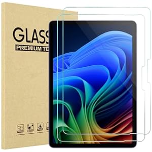 ProCase 2 Stück Schutzglas Displayschutzfolie für Microsoft Surface Pro 12 Zoll 2025, 9H Gehärtetes Folie Screen Protector für Surface Pro 12” 2025