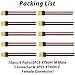 Tosiicop XT60H Connector Plug Cable - 5 Pairs Female and Male Universal XT60 Extension Cables with 12AWG 100mm Silicon Wire Cables for RC Lipo Battery Connectors Drone Car Boat