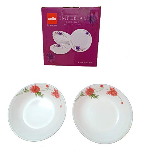 Image of Cello Opalware Floral Bowl - 2 Piece, Pink, White