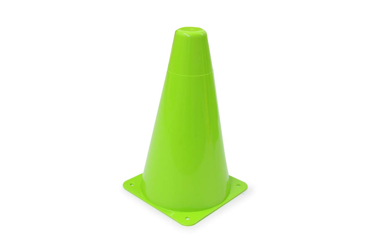 JAMARA 460522 - Pylony Traffic VE4 – możliwość układania w stos, wszechstronne zastosowanie, 4 otwory mocujące, z wytrzymałego tworzywa sztucznego, łatwy do przenoszenia, oszczędność miejsca podczas