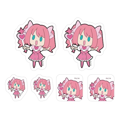 【公式】二次元コスパ TVアニメ「魔法少女にあこがれて」 マジアマゼンタ ミニステッカーセット