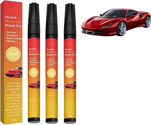COTGOT 3PCS All Cars Magic Pen For black Car Scratches, Magic Car Scratch Removal Pen, Car Paint Scratch Remover Pen, Weatherproof Touch up Paint Pen for Cars, Trucks
