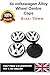 Lingyi Wheel Center Hub Caps 70mm Wheel Hub Cover Replacements Logo Badge Emblems for VW P/N:7L6 601 149B, Sets of 4 Pcs