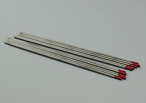2 Percent Thoriated Wt20 Red Tig Welding Tungsten Electrode 3/32"X7" & 2.4Mm X 175Mm Pack Of 10 #TOP2