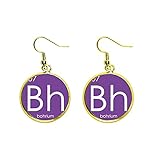 cuadro bh ultralight precio Material: Metal Quimica elementos periodo cuadro metales de transición bohrio BH Ear Dangle Golden Drop Earring Jewelry Mujer