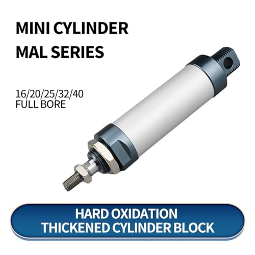 Vérin pneumatique MAL 32mm mini cylindre double effet aluminium