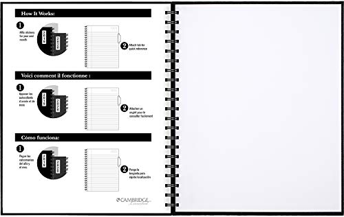 Carnet d'affaires Cambridge grand format pour optimiser vos réunions de bureau