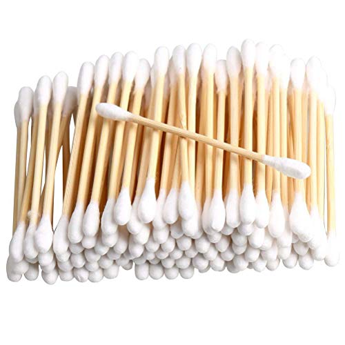 Preisvergleich Produktbild Wattestäbchen / Wattestäbchen / Wattestäbchen, Einweg, doppelt, zum Reinigen, Reiben, Ohren, Make-up, 400 Stück