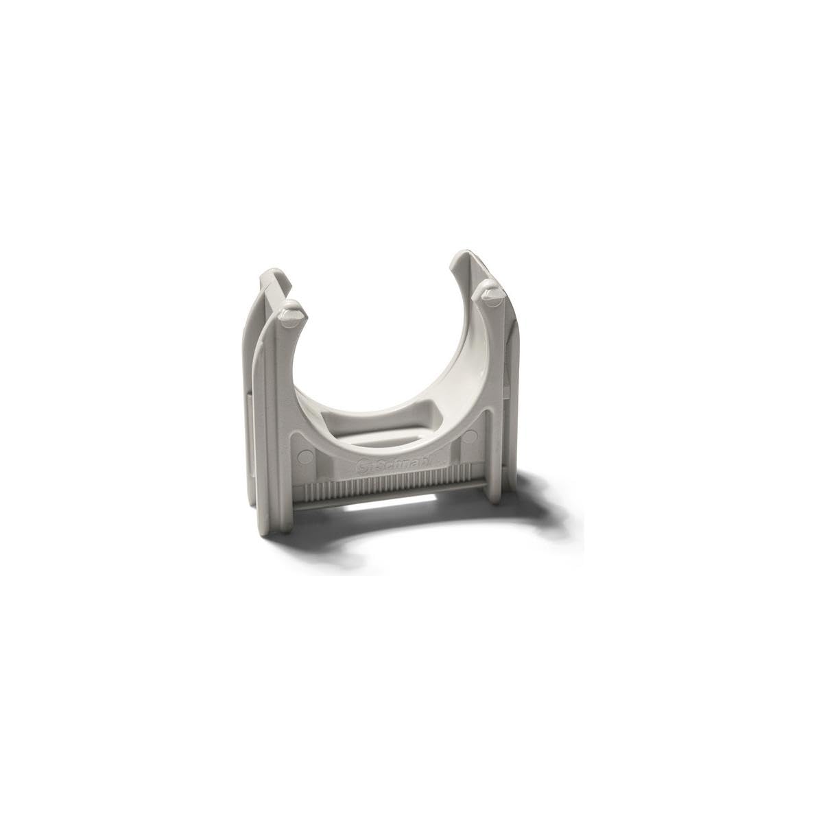 Colliers de serrage EC 20 gris clair pour fixation de tubes et câbles