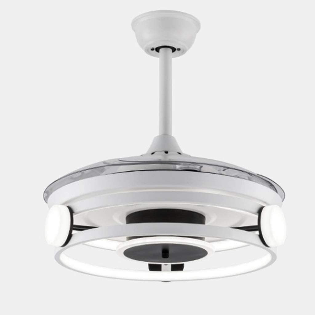 OUZVI 42-inch Invisible LED Ceiling Fan with blades retracted