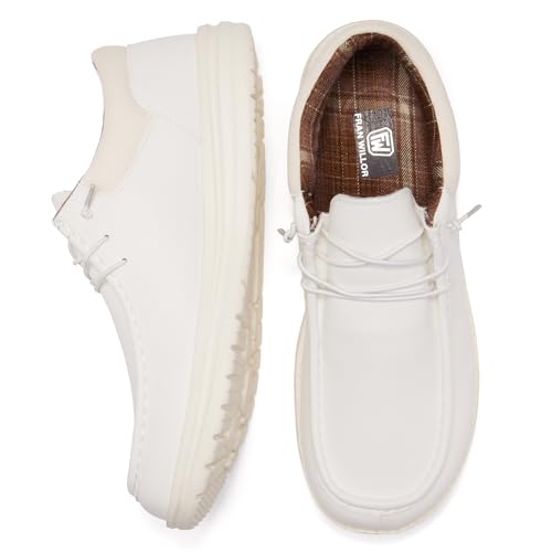 Image of FW FRAN WILLOR Mens Wide Shoes Width Toe Box Slip-on Loafers Casual Walking Shoes for Men