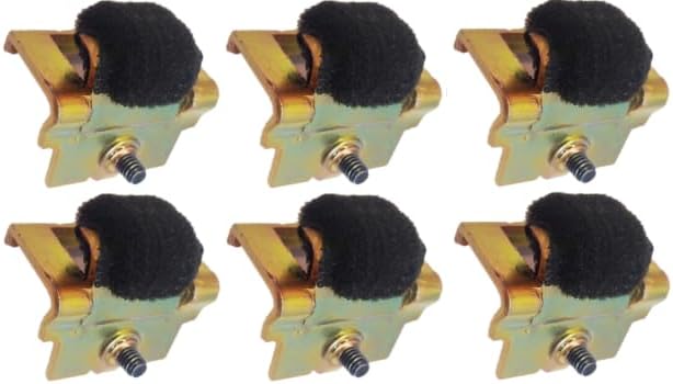 OER 6 Piece Window Glass Guide Bracket Set With Felt Fits 1970-1981 Firebird/Trans AM and 1976-1981 Camaro, K760-6