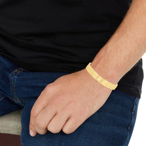 Floreo 10k Yellow Gold Nugget Bracelet2