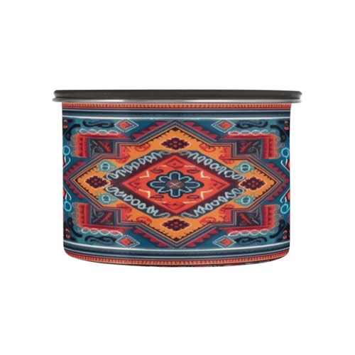 Contenedor de café hermético azul de acero inoxidable 500ml