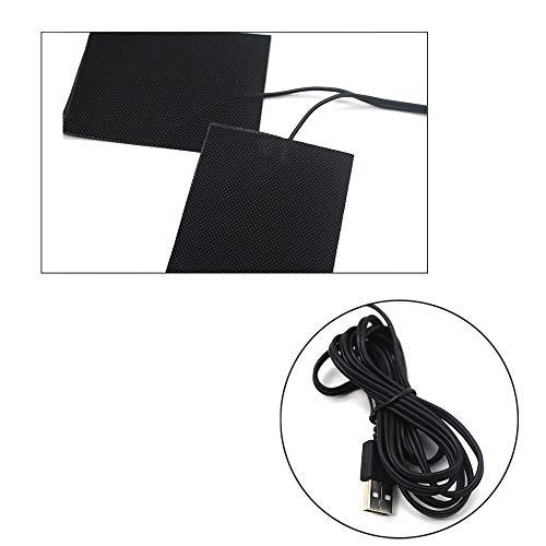 Almofada de aquecimento, Romacci Filme aquecido de fibra de carbono elétrico USB 3 engrenagem interr
