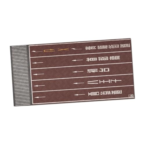 Tapis de parking miniature 1/64 haute fidélité avec marquages précis Style A