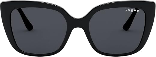 Vogue Eyewear UV Protected Square Sunglasses For Women ( 0VO5337S| 53 mm | Grey)