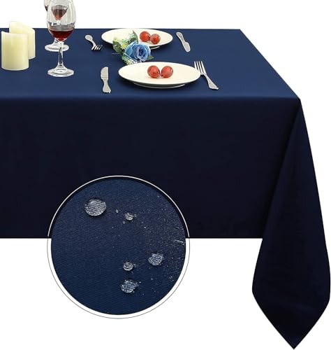 Obstal Rectangle Table Cloth, Oil-Proof Spill-Proof and Water Resistance Microfiber Tablecloth,...
