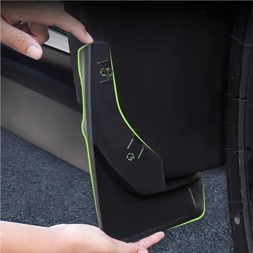 Garde-boue avant arrière Crider 2013-2018 en ABS flexible noir - 4