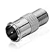 adaptare 60516 - Sat-Adapter (F-Quick-Stecker auf F-Buchse), vernickelt