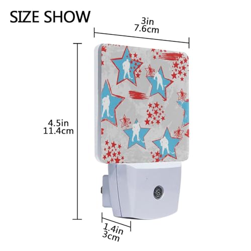 Lámpara nocturna led con sensor para niños multicolor miniatura 4