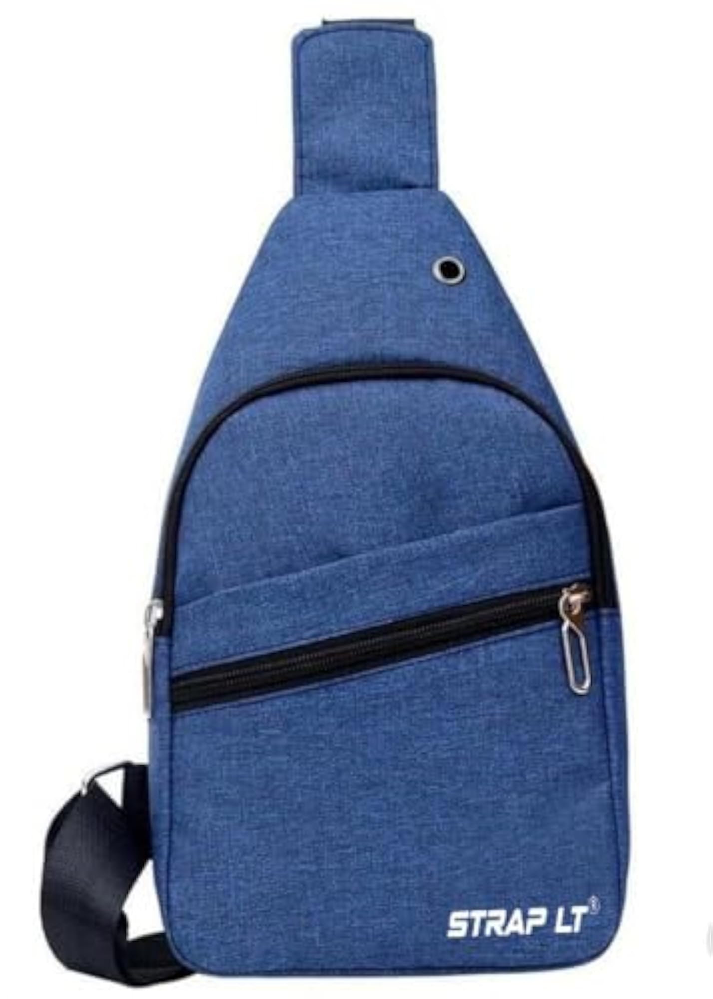 Fabric Casual Sling Bag for Men & Women, Blue