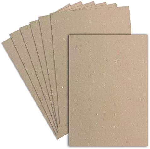 Springboard 10932 A4 Glitter Card (Pack of 10 Sheets) - Red