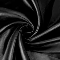 Package Contents: You will receive 1 yard black satin fabric by the yard, measuring approximately 60 x 36inch, which can give full play to your manual skills and creativity, providing flexibility and convenience for different projects, creating beaut...