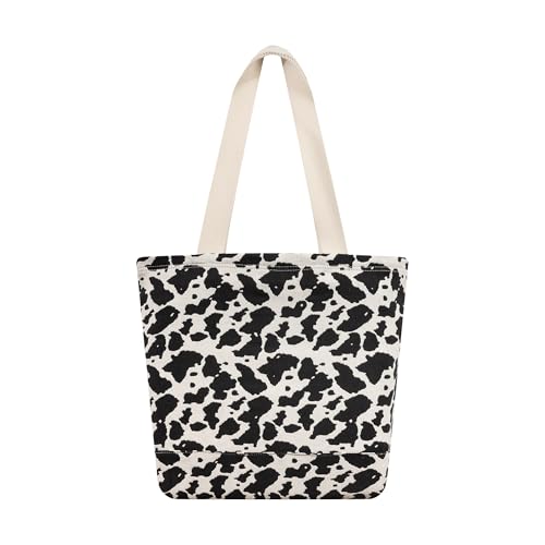 New Era Cow Jacquard Tote Bag 270 - Light Beige One Size, 270 cm - Light Beige, Einheitsgröße