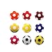 Tomaibaby 9 Piezas de Fútbol de Mesa Futbolines Bolas de Repuesto Mini Plástico Juego de Mesa Oficial Accesorios de Fútbol para Oficina de Aula 36 Mm (Color Aleatorio)