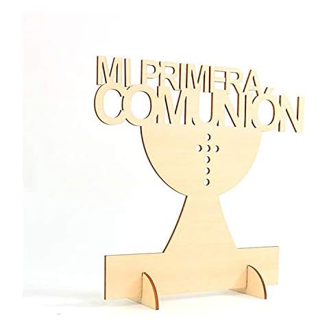 DISOK - Cartel Madera "MI PRIMERA COMUNIÓN" Cover