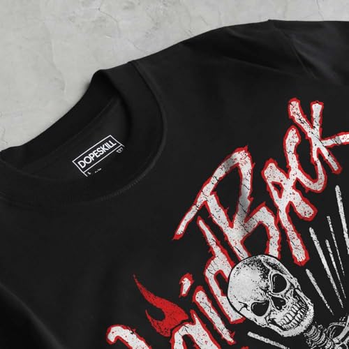 Image of DopeSkill Graphic Tee Streetwear Hip Hop Hypebeast Street Style Unisex T-Shirt Sneaker Colour Matching Shirts Horror Skeleton