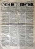  ECHO DE LA FRONTIERE (L\') [No 6519] du 16/03/1865 - REVUE POLITIQUE - PETITS ET GRANDS / RECIT BRETON DE MARIN DE LIVONNIERE