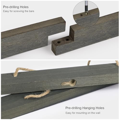 Love-KANKEI-Wood-Picture-Photo-Frame-for-Wall-Decor-2629-inch-with-30-Clips-and-Adjustable-Twines-Collage-Artworks-Prints-Multi-Pictures-Organizer-and-Hanging-Display-Frames-Gift-Weathered-Grey Love KANKEI Wood Picture Photo Frame for Wall Decor 2629 inch with 30 Clips and Adjustable Twines Collage Artworks Prints Multi Pictures Organizer and Hanging Display Frames Gift Weathered Grey