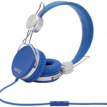 WESC 000719368B Banjar Headphones with Mic, Jazz Blue