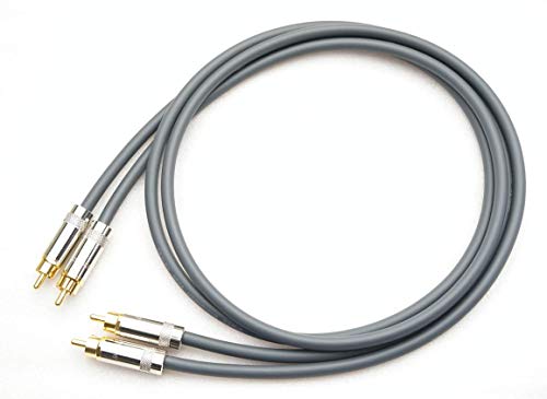 Amazon | MOGAMI (モガミ) 2534 RCA 2本ペアケーブル (シルバーボディ