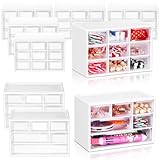 Misty Stream Craft Organizer with 9 Clear Drawers for Office Home 9 Set