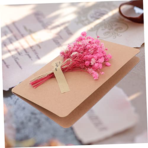 HOMSFOU Cartões De Natal Cartões De Felicitações Gypsophila Convites De Aniversário De Casamento Car