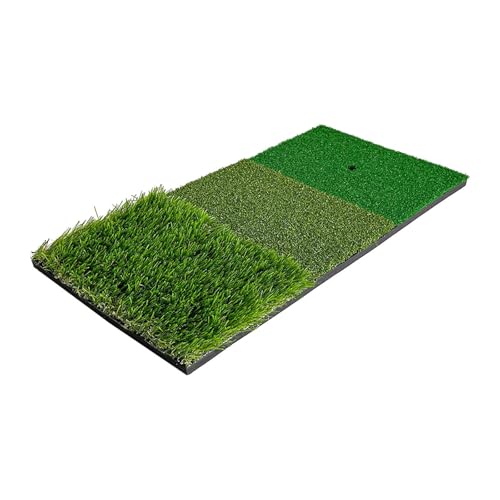 RNXRZANK Golf Hitting Mat Training Mat Indoor Mat Heavy Duty Home Use Portable Driving