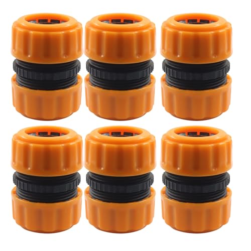 Moicstiy 6 Pcs Quick Garden Hose Repair Kit