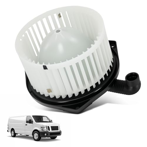 Image of maXpeedingrods HVAC Blower Motor with Fan Cage 700314 for Nissan NV1500 NV2500 NV3500 2012-2021 Titan 2017-2021 Titan XD 2016-2021, AC Heater Blower Motor Fan # PM4059 272201PA0A 27220EZ00A 272201PA1B