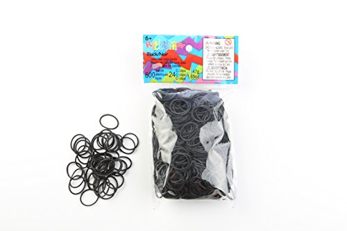 ELASTIQUES RAINBOW LOOM NOIR