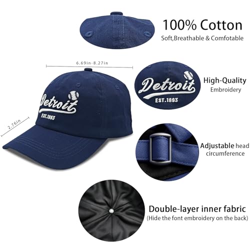 Image of Cap Hat Classic Vintage Embroidered Hat Cap for Men Women Teenager Cap Adjustable