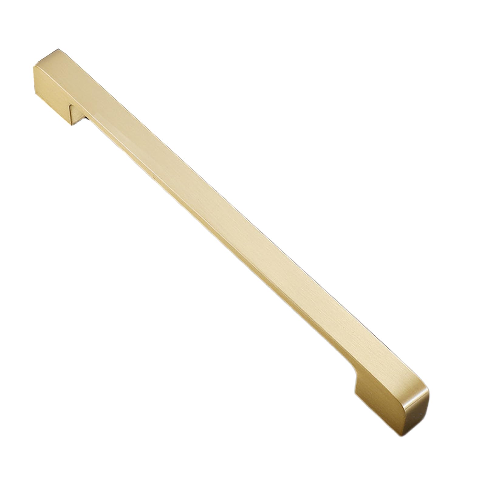 Tertioi 192Mm Wardrobe Knobs Brass Cabinet Drawer Handles Cupboard Handles Simple Furniture Decoration Easy Installation Furniture Handles And Knobs Long Square For Dresser